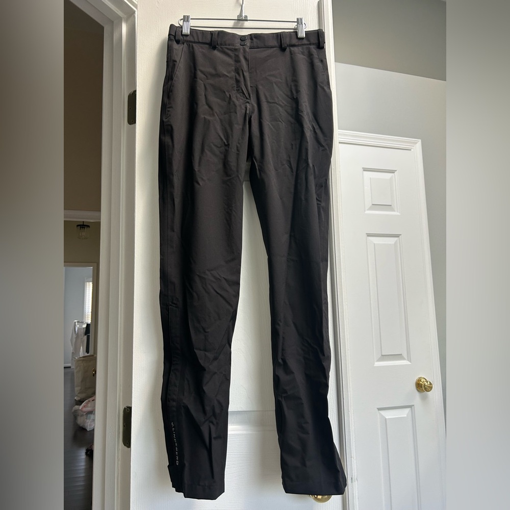 J.Lindeberg Black wind and water proof pants